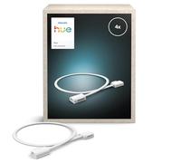 Conector Flexible para Tira LED Hue Flux, 50 cm, Accesorios, Iluminación Interior Flexible, Transición Perfecta de la Luz, Instalación Precisa, Seguro y Fácil de Usar, Paquete de 4