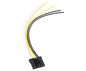 Conector Frawacy de 6 pines para arnés de cableado de luz trasera conector pe0ge0t 308 Compatible con C2 C3 C4 C5 DS3 1007 208 3008 308 508 206 207 307 Número de pieza 1606248780 6001551441