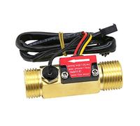 Conector G1/5.1 cm rosca de latón efecto Hall Medidor de flujo de agua líquida fluidímetro agua agua líquida