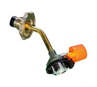Conector Gas Butano para latón para Cartucho Camping Conector | para latón macizo, , flujo estable, compatible estufas portátiles, uso exterior(A)