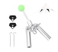 Conector genérico - 6,3 pulgadas Canopy Top Plugs, Flexible Stainless Steel Sheds Accessories, Tent Canopy Replacement Parts for Camping Garden Patio Yard Deck Porch RV Home Campfire Mountain Lawn