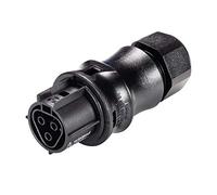 Conector GESIS IP68 3polos H aéreo tornillo negro prensa 10-14mm. Incluye 100 piezas