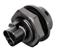 Conector GESIS IP68 M25 3polos M empotrable tornillo negro. Incluye 100 piezas