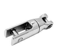 Conector giratorio marino, conector giratorio de cadena de anclaje de barco de acero inoxidable, rodillo de anclaje multidireccional para yate, barco