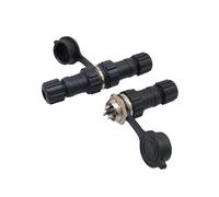 Conector GX16 M16, tuerca trasera de acoplamiento, enchufes macho y hembra, 2 pines, 3 pines, 4 pines, 5 pines, 6 pines, 7 pines, 8 pines, 9 pines, 1 Uds.(Docking 2P)