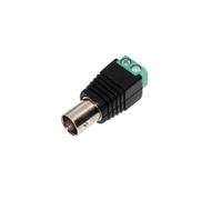 Conector hembra BNC macho coaxial Cat5 a conector hembra BNC for acceso a cámara CCTV Balun de vídeo, 2 uds.(2PCS Female)