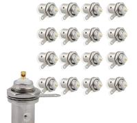 Conector Hembra BNC para Panel de mamparo con Tuerca, 20 Unidades, adaptadores de Conectores Hembra Tipo Soldadura para Montaje en Panel de chasis BNC
