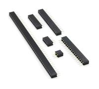 Conector hembra de una sola, 10 Uds., paso de 2,0mm, 1x2, 3P, 4, 5P, 6P, 7P, 8P, 9P, 10P, 11P, 12P, 13P, 14P, 15P, 16P, 20P, 40P(10PCS 1x3Pin)