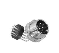 Conector Hembra GX16-2, 3, 4, 5 Pines doblados, 16 M, for Placa de Circuito Impreso, Placa de Soldadura, Conector Macho GX16-4 Curvo, 2P, 3P, 4P(GX16-9 Male Socket)