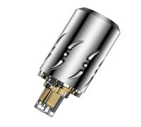 Conector hembra IEC VE512G VF512G EU Schuko, conector hembra IEC chapado en oro, cobre puro de aluminio for Cable de alimentación(Female only)