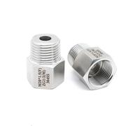 Conector hembra M20x1,5 a M6 M8 M16 M20 1/8", 1/4", 3/8", 1/2", 3/4" NPT BSP macho de acero inoxidable 304 for tubería de alta presión(1l4 BSPT Male)