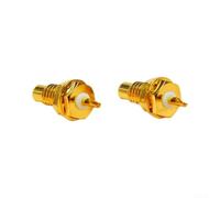 Conector hembra para auriculares HIFIMAN HE400 HE500 HE600 Construido con cobre chapado en oro para transmisión de señal (Oro)