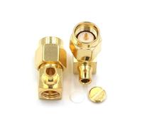 Conector hembra recto SMA-JB/JWB for cable RG405, conector de cobre puro inalámbrico, precio fábrica, 2 unidades(SMA-JWB2)