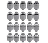 Conector hermético a líquidos de 20 piezas, accesorios de conductos eléctricos flexibles no metálicos NPT de 3/4 pulgadas para el hogar y el exterior