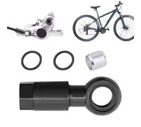 Conector Hidráulico De Bicicleta - Inserto De Oliva De Freno De Disco | Kit De Herramientas De Ciclismo De Carreras En Montaña | Accesorio De Reemplazo Resistente A La Intemperidad Para Camping