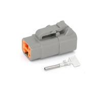 Conector impermeable automotriz de 4 pines DTM06-4S/DTM04-4P, cabeza macho hembra y enchufe de arnés de cableado de Terminal ANNBCDL(Female set)