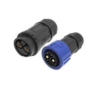 Conector Impermeable de Bloqueo Automático de 2+1+5 Pines M23 con Señal de Energía Integrada Macho y Hembra IP68 para e-Bike