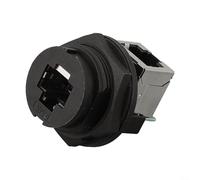 Conector impermeable E16 con diseño, enchufe hembra de 90 grados, alta conductividad para iluminación exterior y aplicaciones de energía renovable
