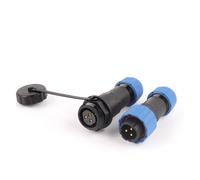 Conector impermeable SP21 IP68, cable de alimentación for exteriores de 2/3/4/5/7/9/12 pines, conector de acoplamiento, enchufe y enchufe de aviación macho y hembra(Docking TYPE,5P)