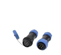 Conector impermeable tipo acoplamiento SP21 IP68 2 3 4 5 7 9 12 pines conector de aviación de línea de enchufe de acoplamiento(SP21-4D)