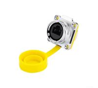 Conector industrial circular RJ45 DH-24, transferencia de señal de alta velocidad de 500 MHz de 10 Gbps, cuerpo de aleación resistente a la intemperie para una conectividad de red segura y estable