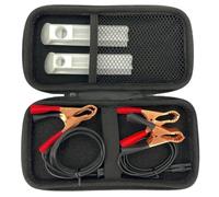 Conector Inyector Limpiador de inyectores de combustible, adaptador de lavado, juego de lavado de boquillas con caja de almacenamiento Inyector de Gasolina(4pcs with box)