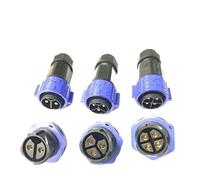Conector IP67 M25 50A 500V, 2, 3 y 4 pines, autoblocante, for carga de bicicletas eléctricas, panel de aviación, enchufe de eléctrico (de bloqueo por tornillo T_3P)(SCREW LOCKING WIRE T-3P)