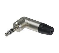 Conector jack 3,5mm macho stereo acodado 90 grados carcasa y contactos