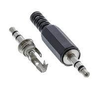 Conector jack InLine® estéreo de 3,5 mm versión para soldar
