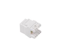Conector Keystone Lanberg Cat 6 UTP RJ45 180 Grados - Blanco