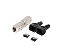 Conector Lanberg Adaptador 2x RJ45 Cat6 FTP Plug 8P8C Tool-Less
