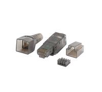 Conector lanberg rj45 cat 6a utp plug 8p8c tool - less