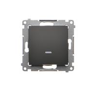 Conector LED unipolar Simon 54 DW1L.01/49 con retroiluminación