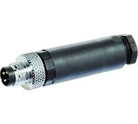 Conector M8. Abrazadera de tornillo autoconectable.