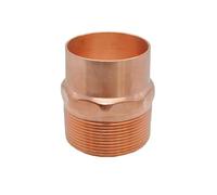 Conector macho a copa de soldadura de 1/10.2 cm 3/20.3 cm 1/5.1 cm 3/10.2 cm 2.5 cm -10.2 cm Conector de copa de soldadura Acoplamiento de alimentación de extremo de cobre para aire acondicionado (ID