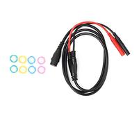 Conector Macho BNC P1206 Macho BNC para Conectar Sonda de Cable Coaxial Recto Banana para Prueba de Cable de Osciloscopio 1M