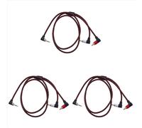 Conector macho de 3,5 mm a 2 conectores auxiliares de micrófono Y de 90 grados para portátil (1 m)