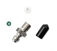Conector macho de 8 mm con válvula de retención, ajuste de liberación rápida de acero inoxidable para bombas de alta presión, compatible con roscas M10, 1/8NPT y 1/8BSPP (1/8NPT)