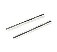 Conector macho de pines, 10 unidades, 1x40, 2,54 mm, conector ángulo recto una sola fila