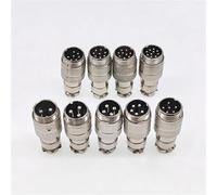 Conector macho GX16 de acoplamiento macho 2 pines 3 pines 4 pines 5 pines 6 pines 7 pines 8 pines 9 pines 10 pines L73 RS765 DF16 M16 1 Uds(5Pin Male Plug)
