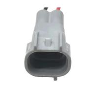 Conector macho-hembra for sensor eléctrico automotriz de 2 pines, resistente al agua.(Army green,10 S)