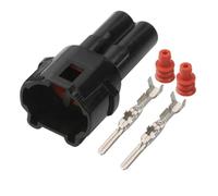 Conector macho/hembra impermeable gris for arnés de cables Auto de 2 pines 6187-2311 6180-2321, 2/10/20/50 juegos(2p male B,20 sets)