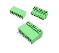 Conector macho/hembra soldado con base en ángulo recto KF2EDG 2,54 mm 2EDGK + 2EDGV / 2EDGR 2,54 JM 15EDG PCB(Straight neeedle,5 Sets,8P)