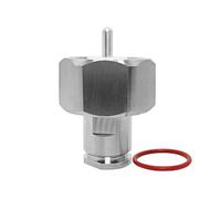 Conector Macho LC de Alto Voltaje: 50 ohmios, CC-6 GHz, latón con Revestimiento de Triple aleación, Aislante de PTFE, Baja pérdida de inserción.