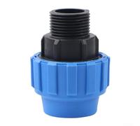 Conector macho para agua potable de tubería de polietileno, ideal para jardinería y usos agrícolas, clasificación de presión de 16 bar (32 mm x 2,5 cm)