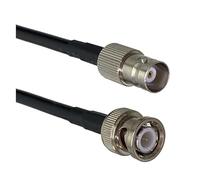 Conector macho RG58 y conector hembra, terminales de cable engarzado, 4 pulgadas ~ 10 pies(RG58 BNC M to BNC F,10CM)