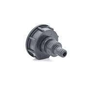 Conector macho S60x6 para tanque de agua de 1000 litros. Conector de plástico duradero para contenedor IBC.
