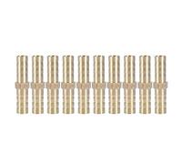 Conector manguera latón, Conector recto púas acoplamiento agua tubo adaptador combinador 6 8 10 12 14 16 20mm 12mm 5pcs 8mm