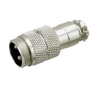Conector microfono macho 2pin prolongador rosca