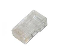 Conector modular CAT 6, 8P8C, no apantallado, para cable redondo, conector de dos partes, para cable redondo, conector de dos partes